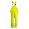 Open Road 150D Rip Stop Safety Bib Pants (Green/Silver)